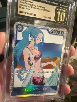One Piece EB-02 25th Collection Vivi Nefertari EB02-026 SR JPN CGC Pristine 10 - Image 1