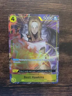 One Piece Basil Hawkins Premium Booster-The Best-Vol.2 OP10-109 Alt Art Mint - Image 1