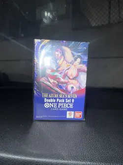 One Piece TCG: Double Pack Set 9 The Azure Sea's Seven - FACTORY SEALED - Image 1