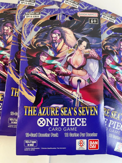 OP14 - EB04 | The Azure Sea’s Seven One Piece TCG Sleeved Booster | Lot of 6 - Image 2