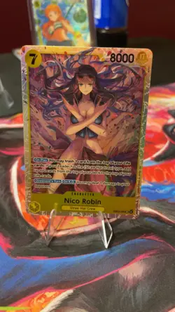 One Piece TCG Nico Robin ENGLISH EB03-055 HEROINES SR NM - Image 1