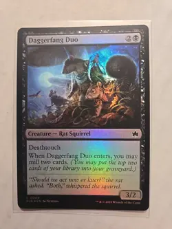 Daggerfang Duo (Foil) - Bloomburrow - LP - Common - Creature - MTG - Image 1