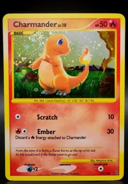 Charmander Holo 101/100 Stormfront 2008 Ultra Rare LP Pokemon TCG *Swirl - Image 1