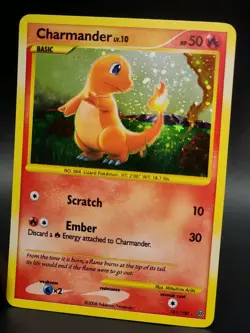 Charmander Holo 101/100 Stormfront 2008 Ultra Rare LP Pokemon TCG *Swirl - Image 3