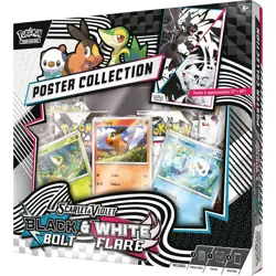 Pokemon TCG Scarlet & Violet 10.5 Unova Poster Collection Box - 4 Packs - Image 3
