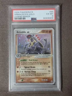 Pokemon Armaldo EX Holo #84/92 Legend Maker Graded PSA 6 - Image 1