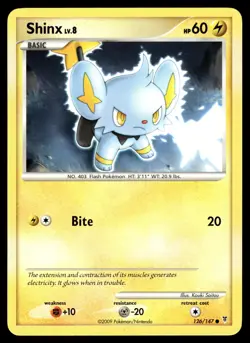 SHINX - 126/147 Common Supreme Victors Pokemon NM - Image 1
