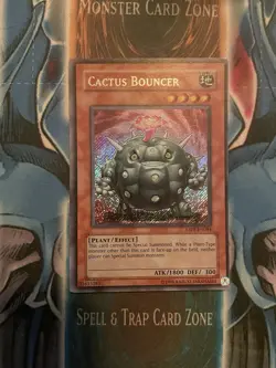 Yugioh! Cactus Bouncer - ABPF-EN084 - Secret Rare - Unlimited Edition NM - Image 1