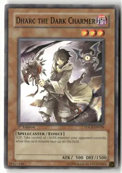 #TDGS-EN026 - Dharc the Dark Charmer - 1st Ed WB1 C Lightly played - Image 1