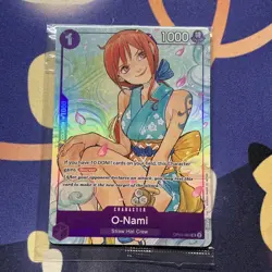 One Piece O-Nami OP05-062 Special Rare Full Art Holo Illustration Box Vol.1 - NM - Image 2