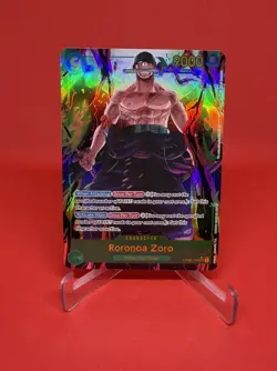 One Piece Wings of the Captain Roronoa Zoro OP06-118 Secret Rare SEC Alt Art ENG - Image 1