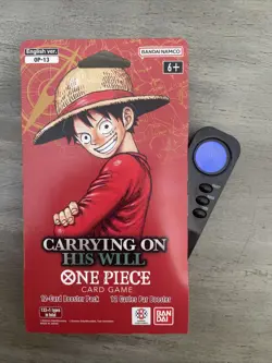 🔥 One Piece OP-13 CARRYING ON HIS WILL Sleeved Booster Pack Heavy 38.77G 🔥 - Image 1