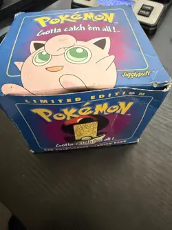 1999 Burger King Pokemon Jigglypuff Trading Card 23K Gold Plated, Sealed. - Image 1