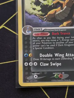 Pokemon Dark Dragonite TCG Holo Rare Card 15/109 Lightly Played - Image 2