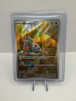Pokemon TCG Mimikyu Scarlet & Violet Promo Card 075/Promo Near Mint Condition - Image 1