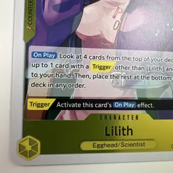 One Piece CCG Lilith Carrying On His Will R Holo Card OP13-113 NM - Image 4
