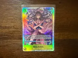Nico Robin EB03-055 SR Foil English One Piece TCG Card Near Mint - Image 1