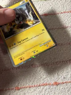 Pokemon Raikou Holo Promo Card HGSS19 80 HP 2010 TCG - Image 4