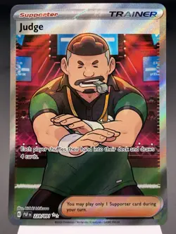 Judge 228/091 - Full Art Secret Rare - Paldean Fates Pokemon Card MINT - Image 1