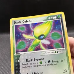 Dark Celebi 4/101 ex Hidden Legends Holo Rare Vintage Pokemon Card - Image 5