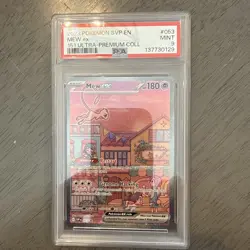 Pokemon Mew ex #053 PSA 9 Holo SVP Scarlet & Violet Promo Card 2023 English - Image 1