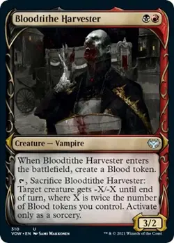 MTG Foil - Bloodtithe Harvester (Showcase) - 310 / NM / English - Image 1