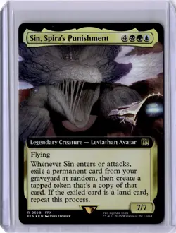 Sin, Spira's Punishment (Extended Art) R foil FINAL FANTASY 508 Near Mint - Image 1
