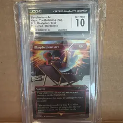 CGC 10 Foil Deadpool Blasphemous Act MTG Secret Lair! 1756 Open Offers - Image 1