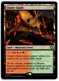 Cinder Glade NM BLC Commander: Bloomburrow MTG - Image 1
