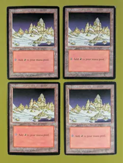 Mountain (342) x4 Ice Age 4x Playset Magic the Gathering MTG - Image 1
