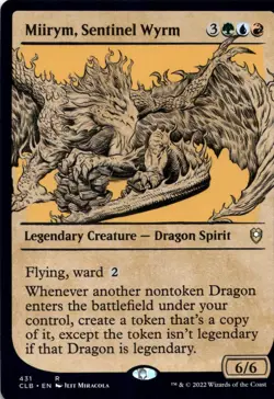 Miirym, Sentinel Wyrm (Showcase) - Battle For Baldur's Gate - Magic MTG NM - Image 1