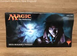 Open Box Magic The Gathering Deck Builder’s Toolkit With Sealed Booster Packs - Image 1