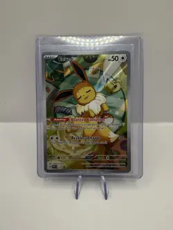 Pokemon TCG S&V Prismatic Evolutions Eevee Black Star Promo #173 NM Condition - Image 1