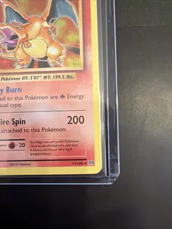 Charizard Pokemon Holo 11/108 2016 XY Evolutions NM/LP - Image 4