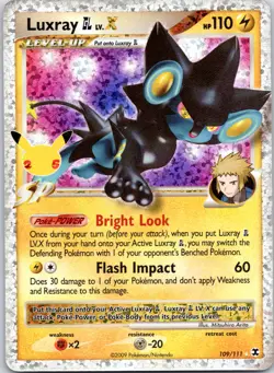 Luxray GL LV.X #109/111 Holo Celebrations: Classic Collection Pokemon Near Mint - Image 1