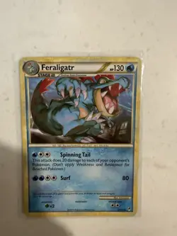 Feraligatr 25/95 Call of Legends Regular Rare Stage 2 HP 130 Pokemon TCG 2011 - Image 1