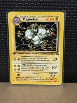 1999 Pokemon Fossil - 1st Edition - Magneton 26/62 - Ungraded - Image 1