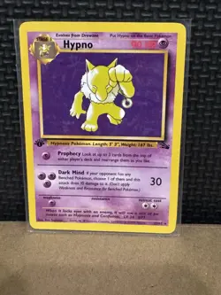 1999 Pokemon Fossil - 1st Edition - Hypno 23/62 - Ungraded - Image 1