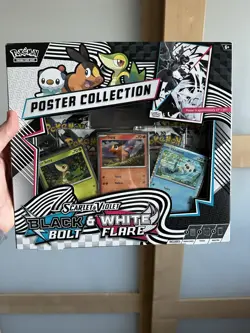 Pokemon Black Bolt And White Flare Unova Poster Collection Box | FACTORY SEALED - Image 1