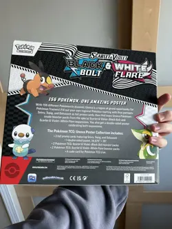 Pokemon Black Bolt And White Flare Unova Poster Collection Box | FACTORY SEALED - Image 2