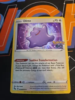 Pokemon - Ditto #053/078 - Pokemon GO Holo - Image 1