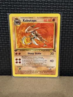1999 Pokemon Fossil - 1st Edition - Kabutops 24/62 - Ungraded - Image 1