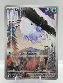 Snom 168/162 Illustration Rare Temporal Forces Pokemon NM - Image 1
