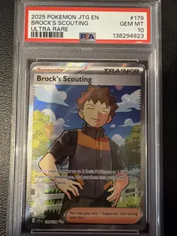 2025 Pokemon JTG EN #179 Brock’s Scouting - Image 1