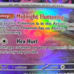 Pokemon Flutter Mane Ancient Master Ball Holo Rare 043/131 Prismatic Evolutions - Image 2