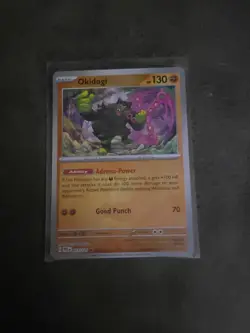 2025 Pokemon TCG Okidogi Master Ball Reverse Holo 057/131 Prismatic Evolution - Image 1