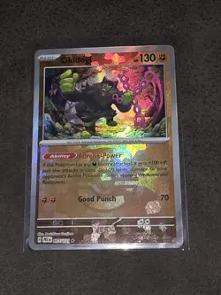 2025 Pokemon TCG Okidogi Master Ball Reverse Holo 057/131 Prismatic Evolution - Image 2