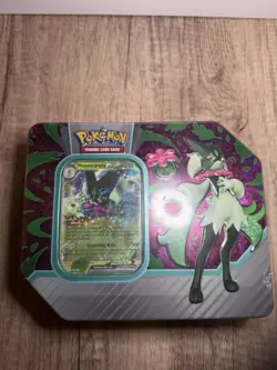 Pokemon Meowscarada Ex Tin Sealed (Minor Shrink Wrap Tear) | Santana Selects 820650852930 - Image 3