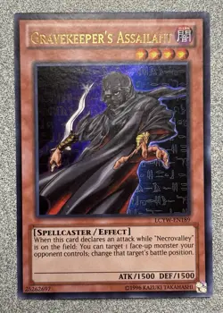 Gravekeeper's Assailant LCYW-EN189 Yugi’s World Ultra Rare Unlimited NM - Image 1