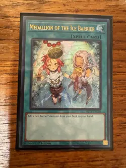 Medallion of the Ice Barrier - BLTR-EN098 - Ultra Rare - NM Yugioh - Image 1